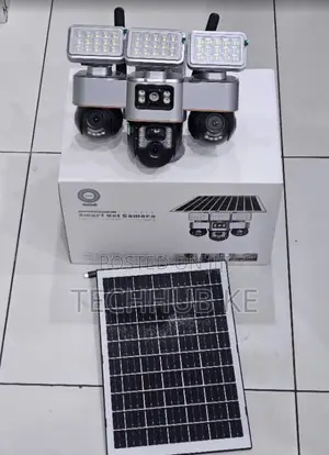 Solar 4G PTZ IP Camera V380 Pro (3 Lens)