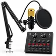 BM800 Condenser Microphone + V8 Sound Card Full Set - 2