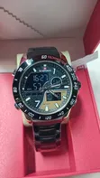 Naviforce Black Strap Watch - 1