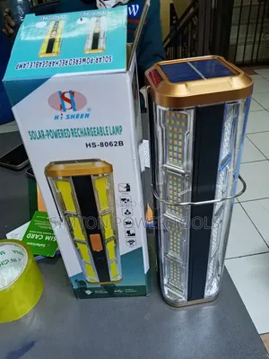 Hi Sheen Solar-Powered Rechargeable Lamp (HS-8062B)