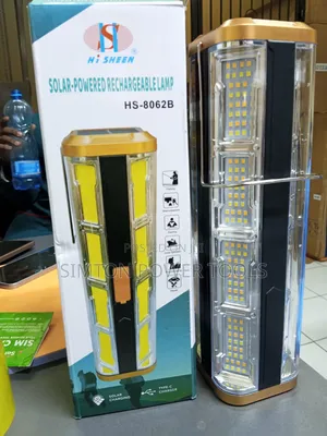 Hi Sheen Solar-Powered Rechargeable Lamp (HS-8062B)