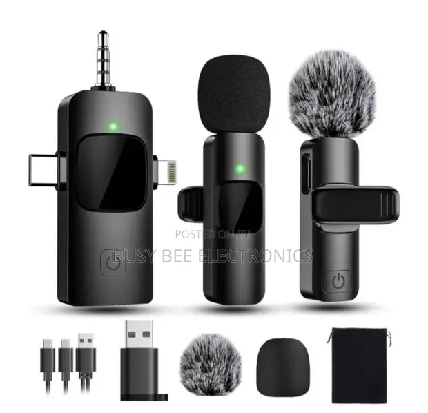 K9 2.4GHz Wireless Microphone with Clip for iPhone - 1