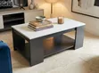 Modern Julz Coffee Marble Laminated Coffee Table - 2