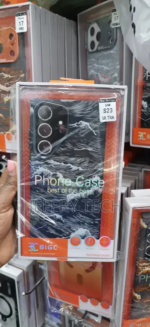 BIGC Japanese Ocean Wave Case kwa Samsung Galaxy S23 Ultra