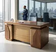 Kikao cha Ofisi cha 140cm Advance Executive - Brown - 1