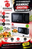Hanmac 20L Digital Microwave - Black - 2