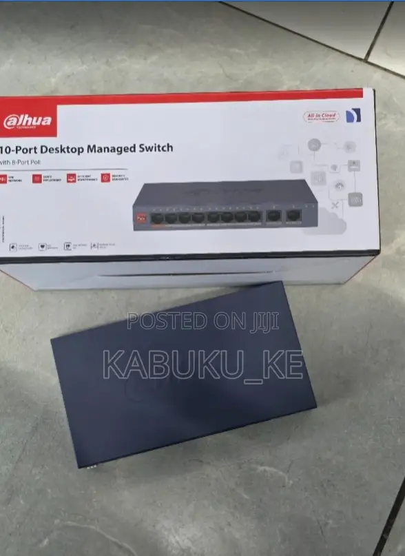 10 Port Dahua Managed PoE Switch - 1