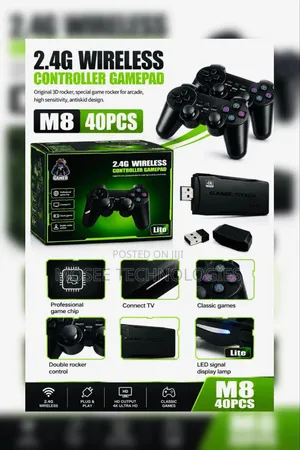M8 Wireless Gamepad Kidhibiti cha Michezo