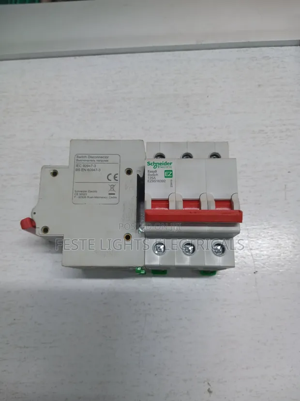 Schneider Easy9 Miniature Circuit Breaker 125A 3-Pole - 1