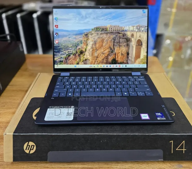 New HP OmniBook X Flip 14" Laptop - Intel Core Ultra 7, 24GB RAM, 512GB SSD - 1