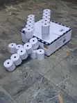 Roli 50 za Karatasi ya Risiti ya Joto 80x80mm - 2