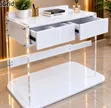 Executive 1.2m Imported Study Office Desk, White - 1