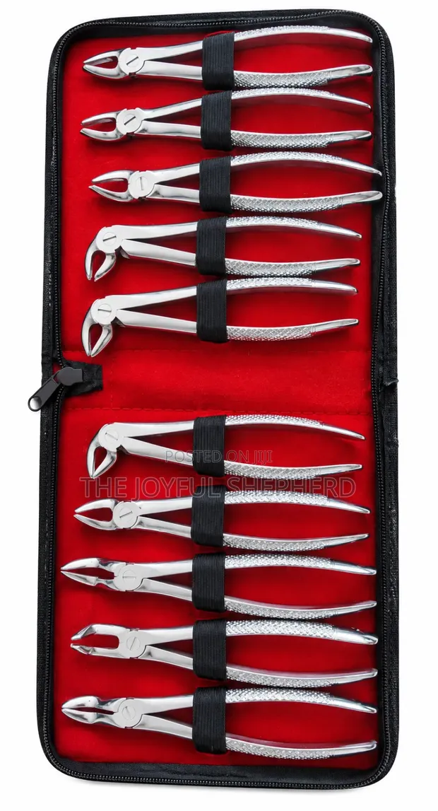 Dental Extraction Forceps Set - 10 Pieces - 1