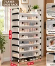 7 Layer Shoe Rack 56x28x146cm, Haina Vumbi - 2