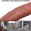 Dildo ya Realistiki ya Inchi 11 na Kikombe cha Kunyonya - 2
