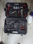 Seti ya Vipande 142 vya Chrome Vanadium Mechanic Socket na Zana - 1