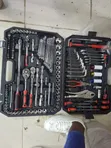 Seti ya Vipande 142 vya Chrome Vanadium Mechanic Socket na Zana - 2