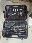 Seti ya Vipande 142 vya Chrome Vanadium Mechanic Socket na Zana - 3
