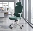 Ergonomic Office Chair with Back Support - Green - 1