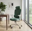 Ergonomic Office Chair with Back Support - Green - 2