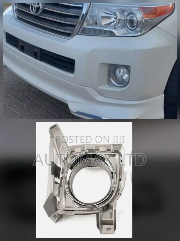Chrome Fog Light Cover for Toyota Land Cruiser LC200 (2012-2015) - 1
