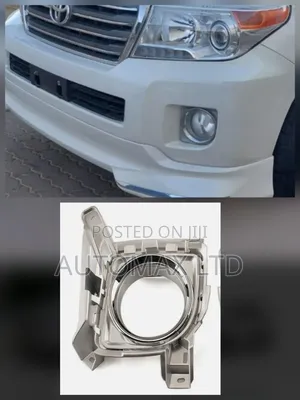 Kifuniko cha Taa za Ukungu za Chrome kwa Toyota Land Cruiser LC200 (2012-2015)