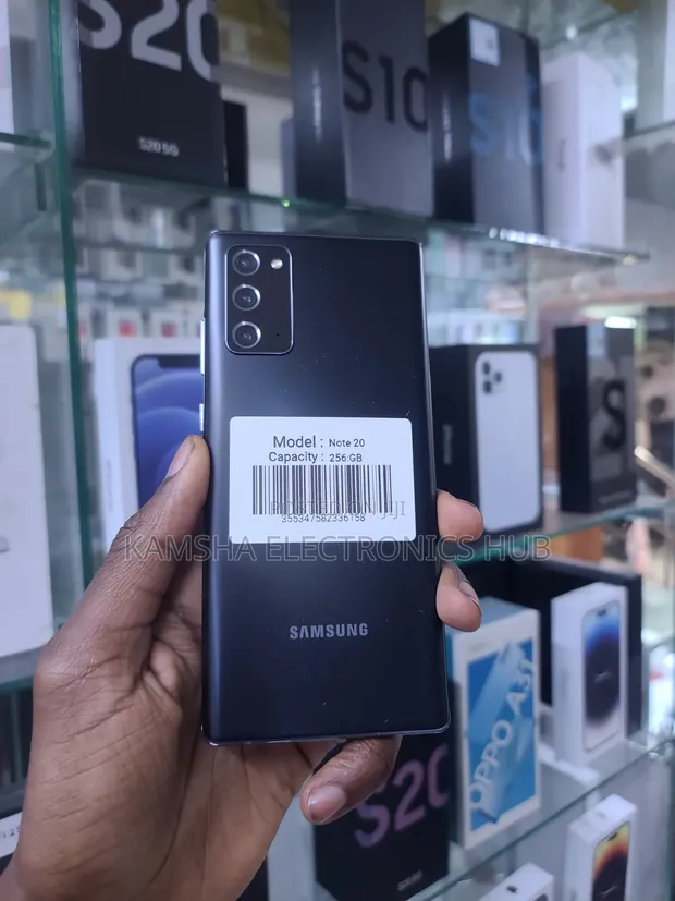 Samsung Galaxy Note 20 256GB Nyeusi - 1