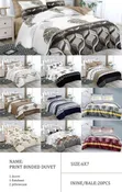 Pint-Bound Duvet Set - 6x6 High Quality Cotton - 1