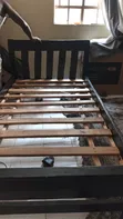 4x6 Bed Frame and Mattress - 4