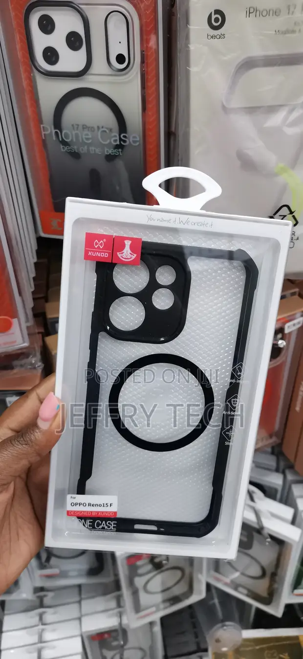 XUNDD Magnetic Clear Case for OPPO Reno15 F - 1