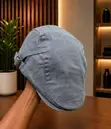 Kofia ya Mtindo ya Flat Visor Newsboy - 3