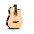 Gitaa la Acoustic Box na Bag na Strap - Natural - 2