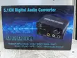 5.1CH Digital to Analog Audio Converter - Nyeusi - 1