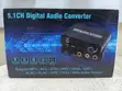 5.1CH Digital to Analog Audio Converter - Nyeusi - 3