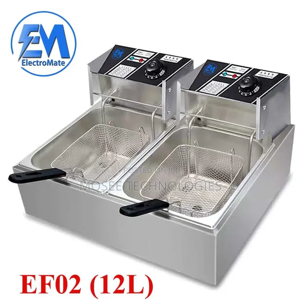 Electromate Double Deep Fryer - 1
