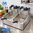 Electromate 12L Double Deep Fryer - 2