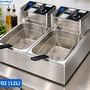 Electromate 12L Double Deep Fryer