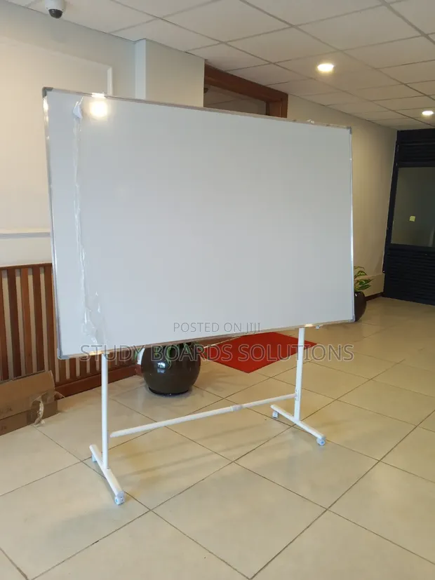 6x4ft Magnetic Whiteboard with Stand - 1