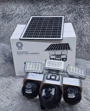 Ai Solar 4G PTZ CCTV Camera with 3 Screens VTS30
