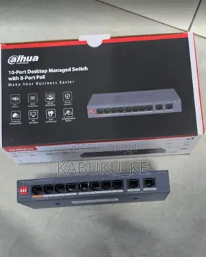 Dahua 10-Port Managed PoE Switch (8-Port PoE + 2 Uplink)