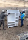 4x6 Ft All White Cloth Rack / Wardrobe - 2