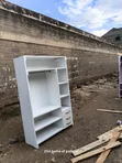 4x6 Ft All White Cloth Rack / Wardrobe - 3
