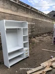 4x6 Ft All White Cloth Rack / Wardrobe - 4