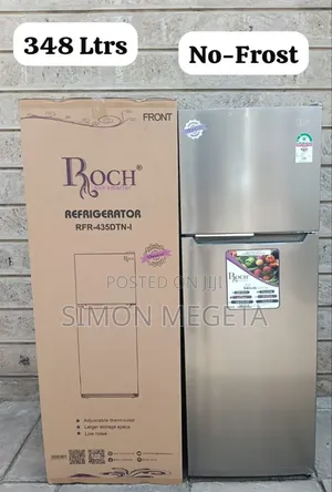 Roch RFR-435-DT-I Friji la Milango Miwili No Frost (Lita 348)