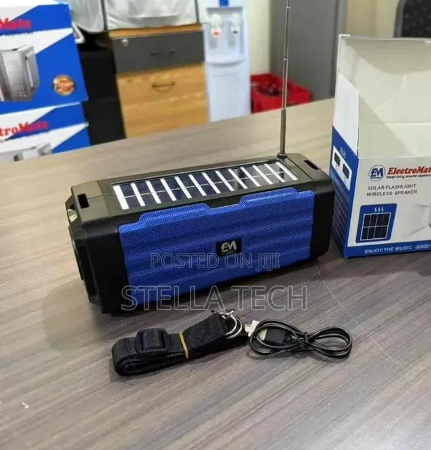 Electromate Solar Flashlight Wireless Robot Speaker - 1