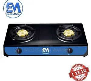ElectroMate Cooker ya Gesi ya Kuwasha Kiotomatiki Miwili