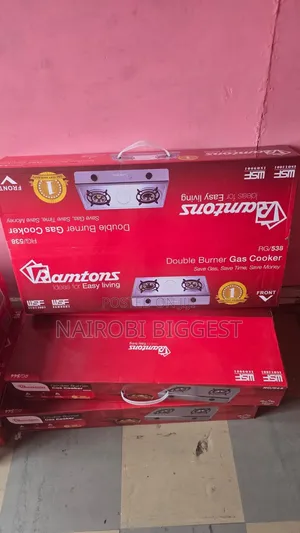 Ramtons RG-538 Cooker ya Gesi ya Double Burner