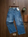 Zara Women's High-Waisted Wide-Leg Jeans - 3