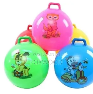 Inflatable Hopper Ball with Handles