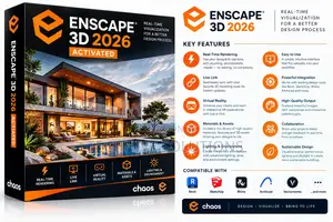 Enscape 3D 2026 Activated + Asset Library